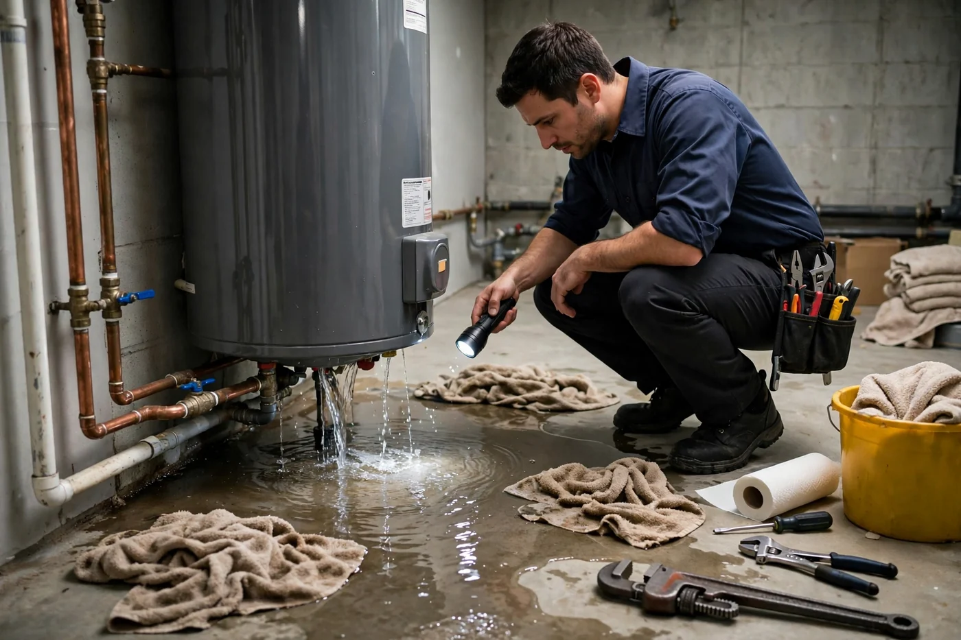 Leaking Water Heater Repair in Carrollton, TX